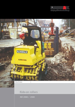 Vibracijski valjci za rovove Rammax RW 2000 HF