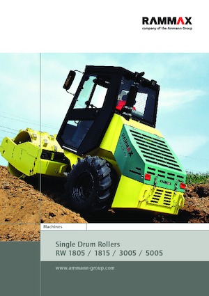 Valjci s jednim bubnjem Rammax RW 5005