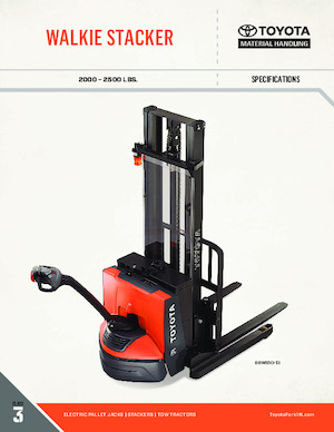 Hodajući viličar Toyota 8BWS10