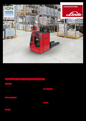 Hodajući viličar Linde D10