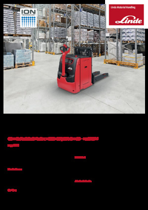 Hodajući viličar Linde D10