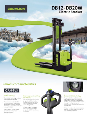 Hodajući viličar Zoomlion DB16W