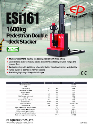 Hodajući viličar EP ESi161