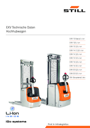 Hodajući viličar Still EXV 10 