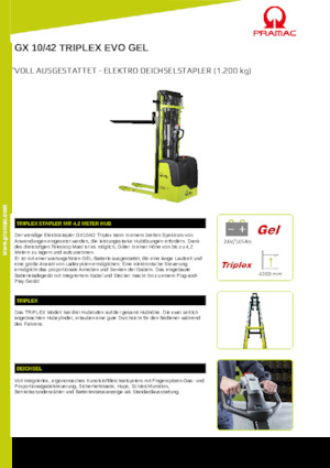 Hodajući viličar PRAMAC Lifter GX 10/42 Evo Gel