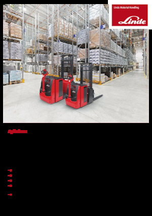 Hodajući viličar Linde L16ac Duplex