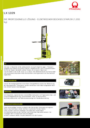 Hodajući viličar PRAMAC Lifter LX 12/29