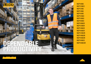 Hodajući viličar Caterpillar NSP12N3