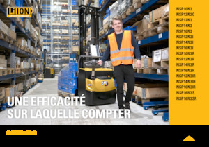 Hodajući viličar Caterpillar NSP16N3SR