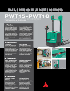 Hodajući viličar Mitsubishi PWT15