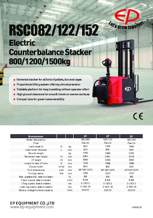 Hodajući viličar EP RCS152