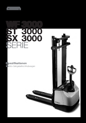 Hodajući viličar Crown ST 3000N-1.0 TL