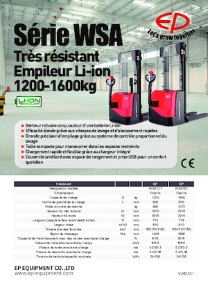 Hodajući viličar EP WSA121