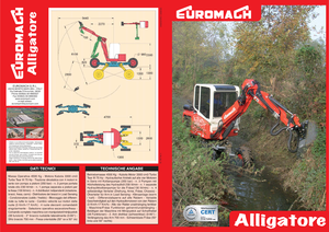 Hodajući bageri EUROMACH Alligatore