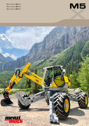 Hodajući bageri Menzi M535x