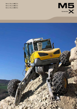 Hodajući bageri Menzi M535x