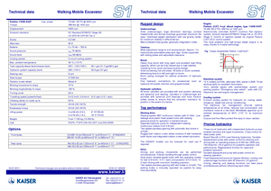 Hodajući bageri Kaiser S 1-5
