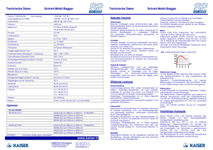 Hodajući bageri Kaiser S 2 Cross 4x4