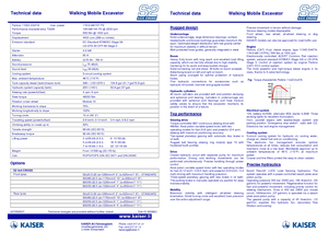 Hodajući bageri Kaiser S 2 Cross 4x4