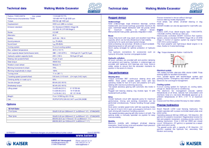 Hodajući bageri Kaiser S 2 Gator 4x4