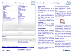 Hodajući bageri Kaiser S 2 Gator 4x4