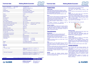 Hodajući bageri Kaiser S 2 Mobil