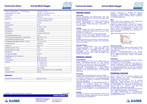Hodajući bageri Kaiser S 3 Track