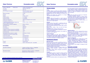 Hodajući bageri Kaiser S X