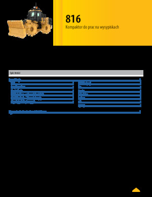 Kompaktori otpada Caterpillar 816