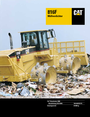 Kompaktori otpada Caterpillar 816 F