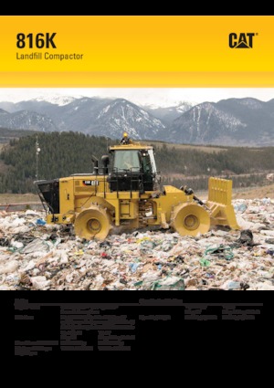 Kompaktori otpada Caterpillar 816K