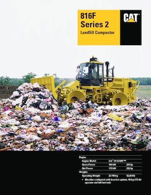 Kompaktori otpada Caterpillar 816F Series 2