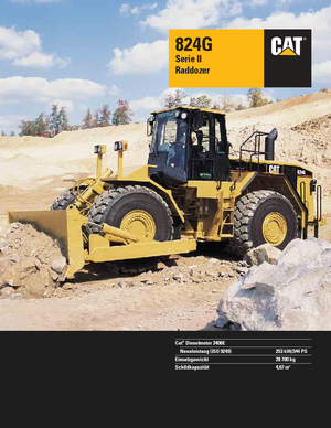 Dozeri na kotačima Caterpillar 824 G II