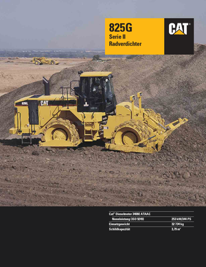 Kompaktori otpada Caterpillar 825 G II