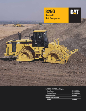 Kompaktori otpada Caterpillar 825 G II