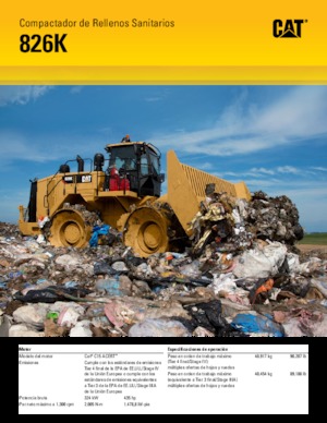 Kompaktori otpada Caterpillar 826K