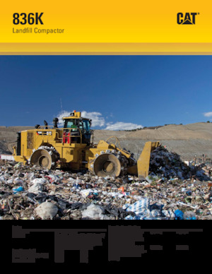 Kompaktori otpada Caterpillar 836K