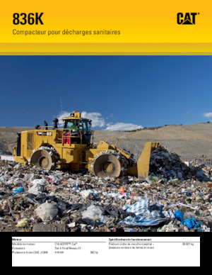 Kompaktori otpada Caterpillar 836K