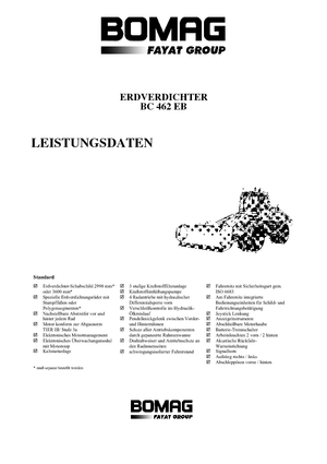 Kompaktori otpada Bomag BC 462 EB