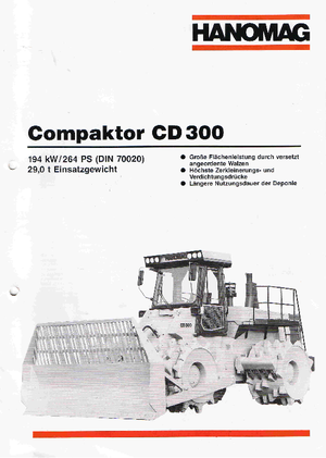 Kompaktori otpada Hanomag CD 300