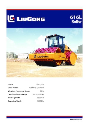 Kompaktori otpada Liugong CLG616LI 
