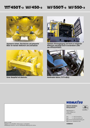 Kompaktori otpada Komatsu WF450-3