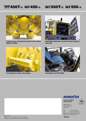 Kompaktori otpada Komatsu WF450-3