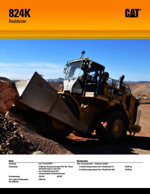 Dozeri na kotačima Caterpillar 824K