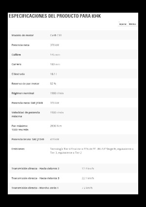 Dozeri na kotačima Caterpillar 834K