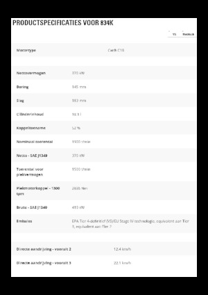 Dozeri na kotačima Caterpillar 834K