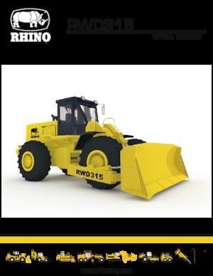 Dozeri na kotačima RHINO RWD315