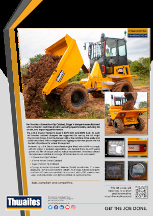 Damperi na kotačima Thwaites MACH2365