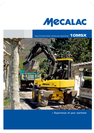 Bageri na kotačima Mecalac 10 MSX