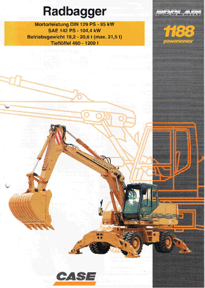 Bageri na kotačima Case Poclain 1188 PM 4A